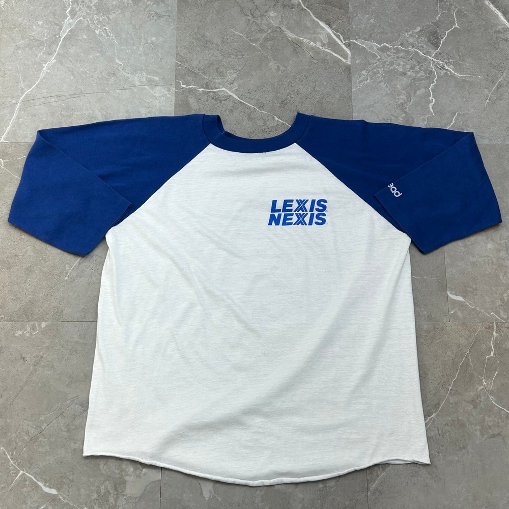 90s Vintage Lexis Nexis Graphic Tee Mens Medium Internet Software Promo Shirt